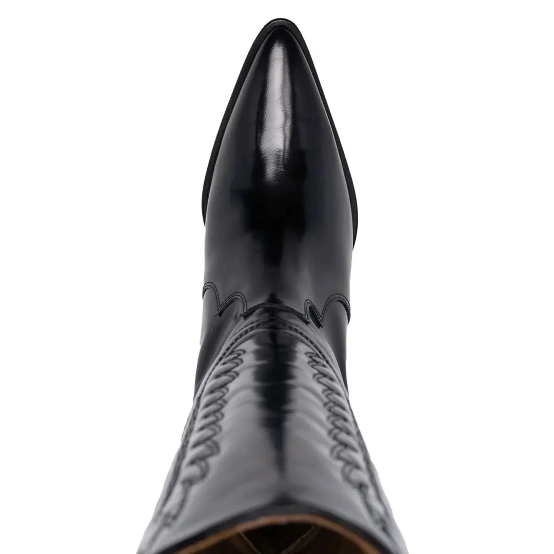AJ1164 WESTERN BOOTS BLACK POLIDO