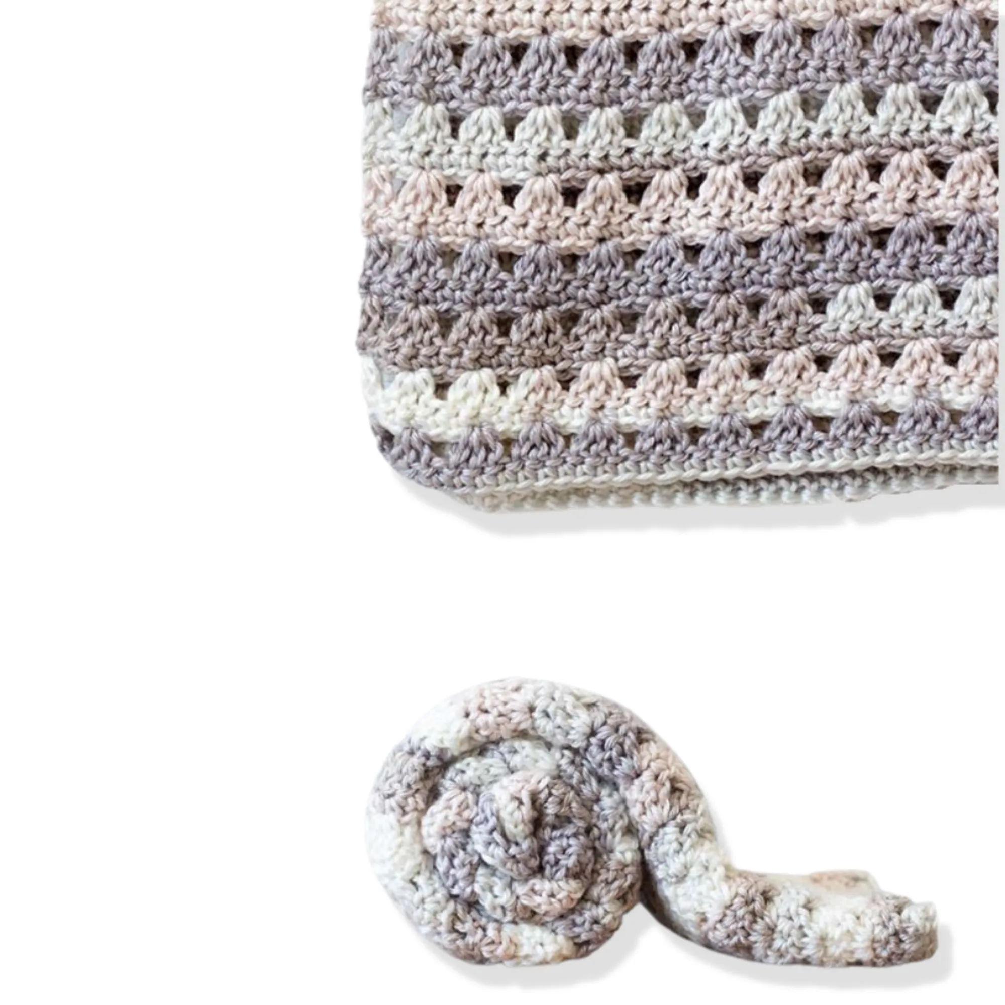 Alissa Blanket Crochet Pattern in Eight Sizes