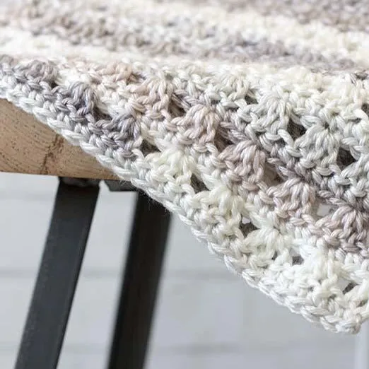 Alissa Blanket Crochet Pattern in Eight Sizes