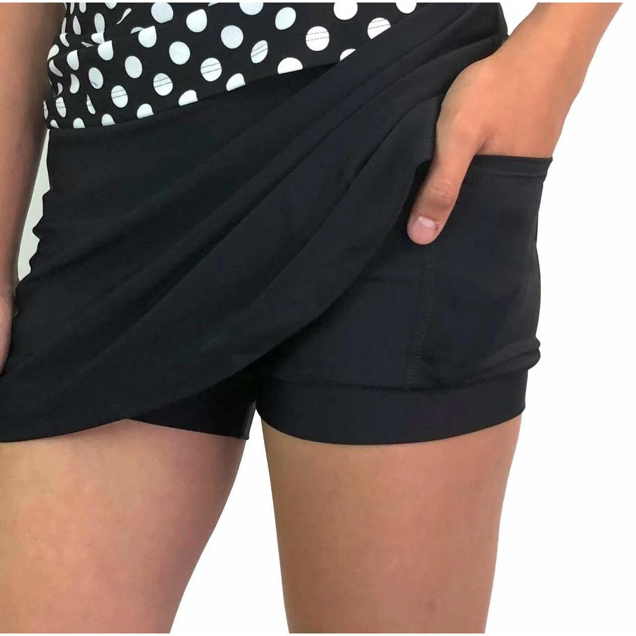 Benjamins Money Print Athletic Slim Golf Skort