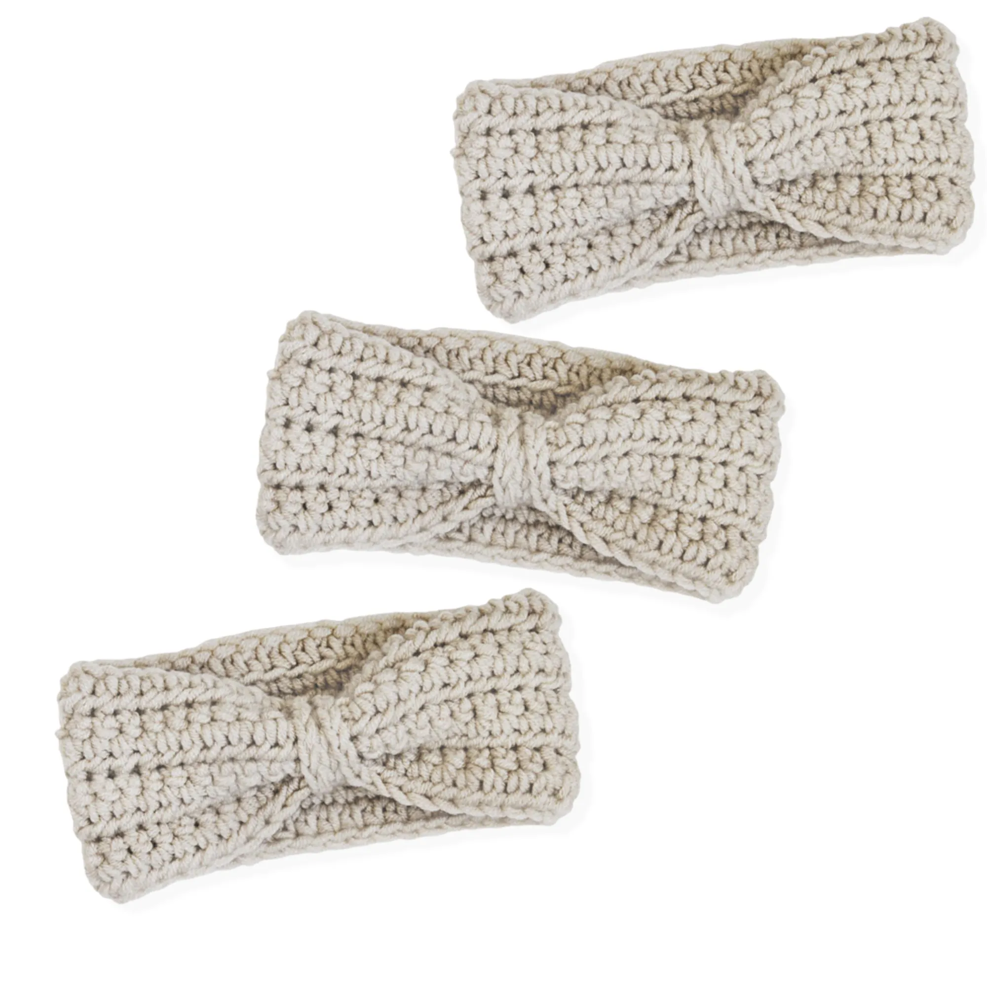 Chained Ear Warmer Crochet Pattern in Seven Sizes