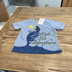 Childrens Place Skyblue 'high sea adventure' Ctn Tshirt 12-18m