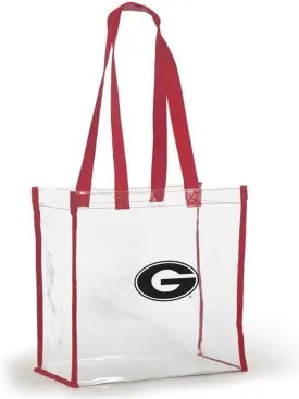Clear Stadium Tote - Georgia