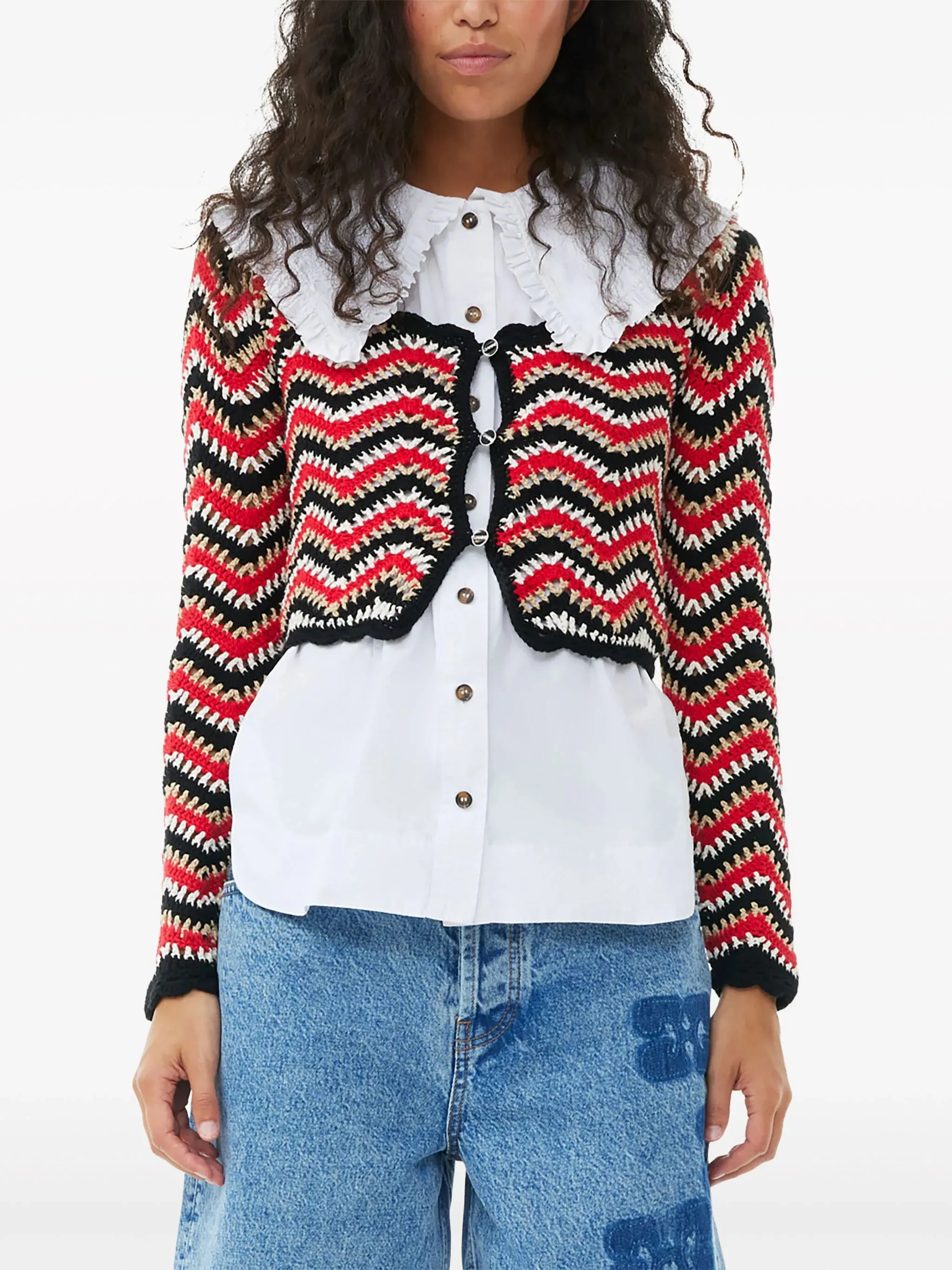Cotton Crochet Cardigan