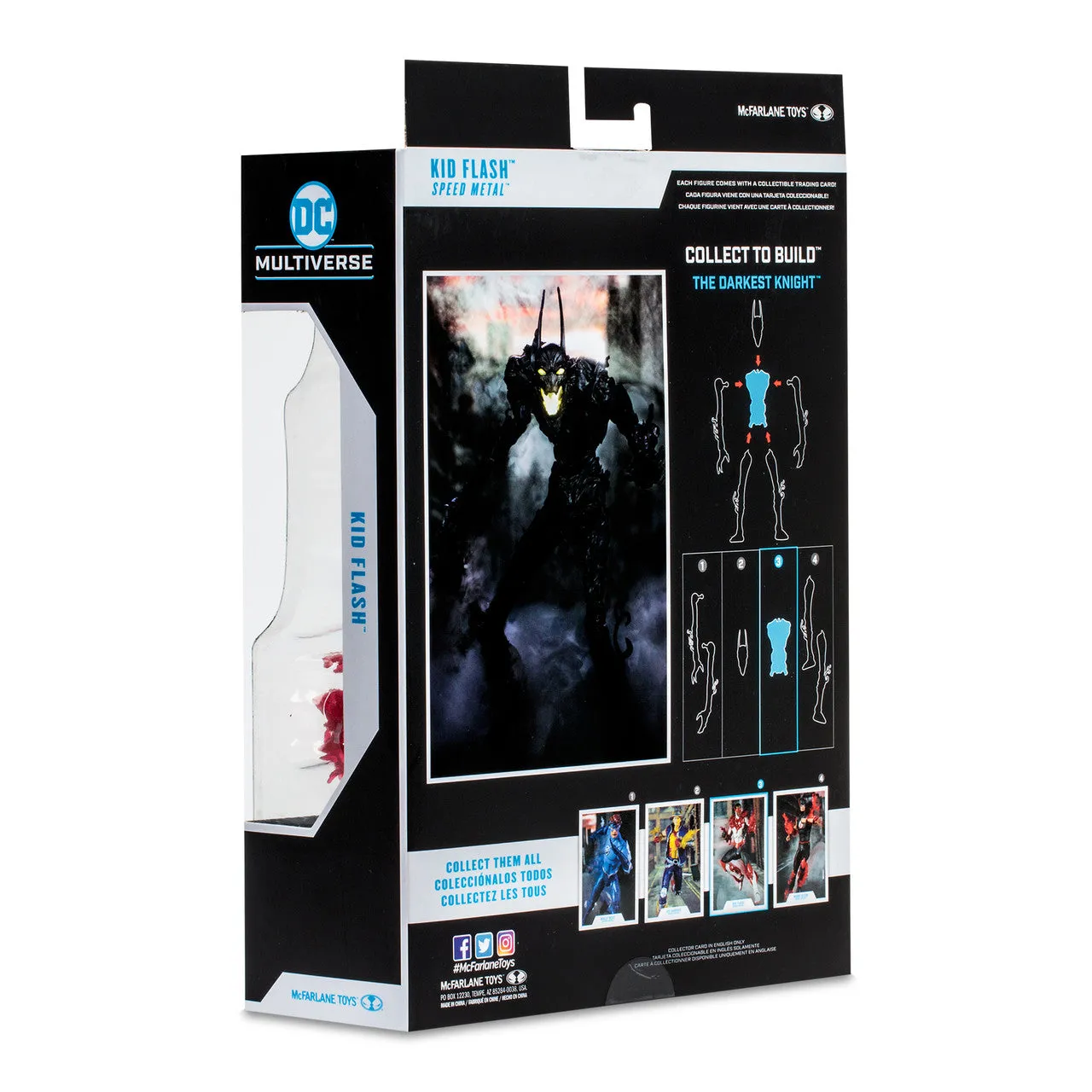 DC Multiverse Kid Flash (Dark Nights Death Metal: Speed Metal) (Build a Figure - The Darkest Knight)  7" Inch Scale Action Figure - McFarlane Toys