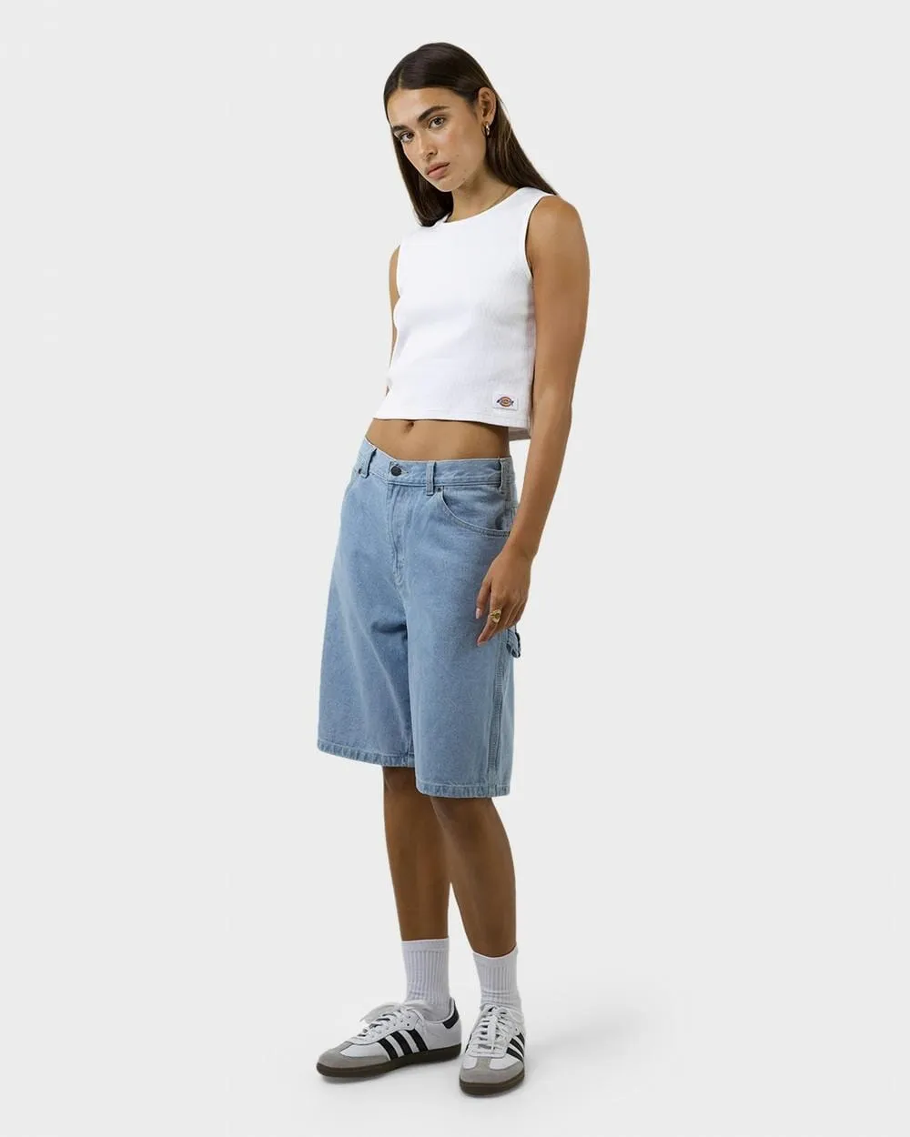 Dickies SDX200 11" Relaxed Fit Denim Carpenter Shorts