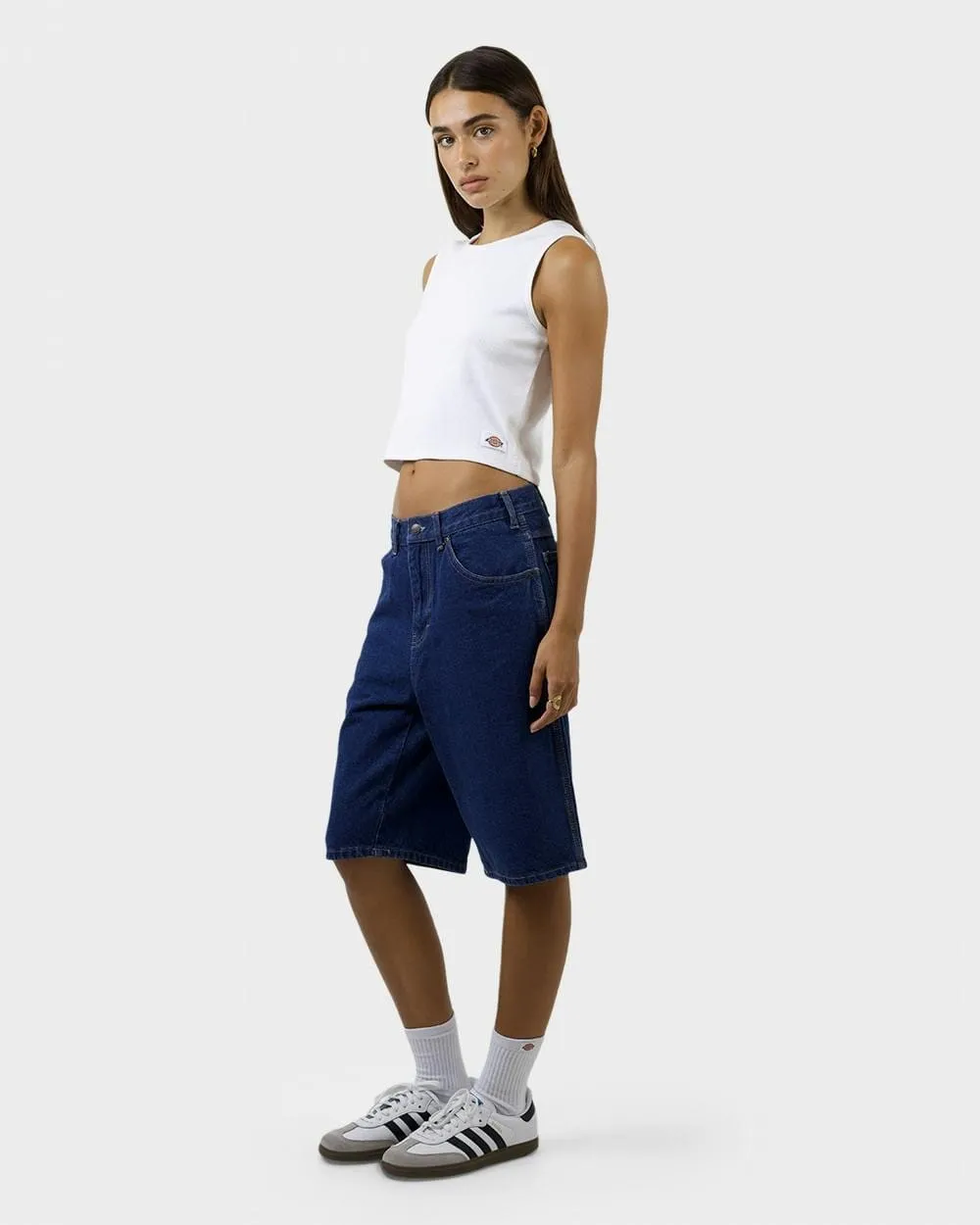 Dickies SDX200 11" Relaxed Fit Denim Carpenter Shorts