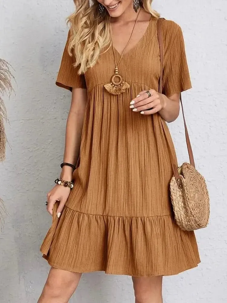 Emily - Premium Dress With Tummy Cover - BUY 1 GET 1 FREE