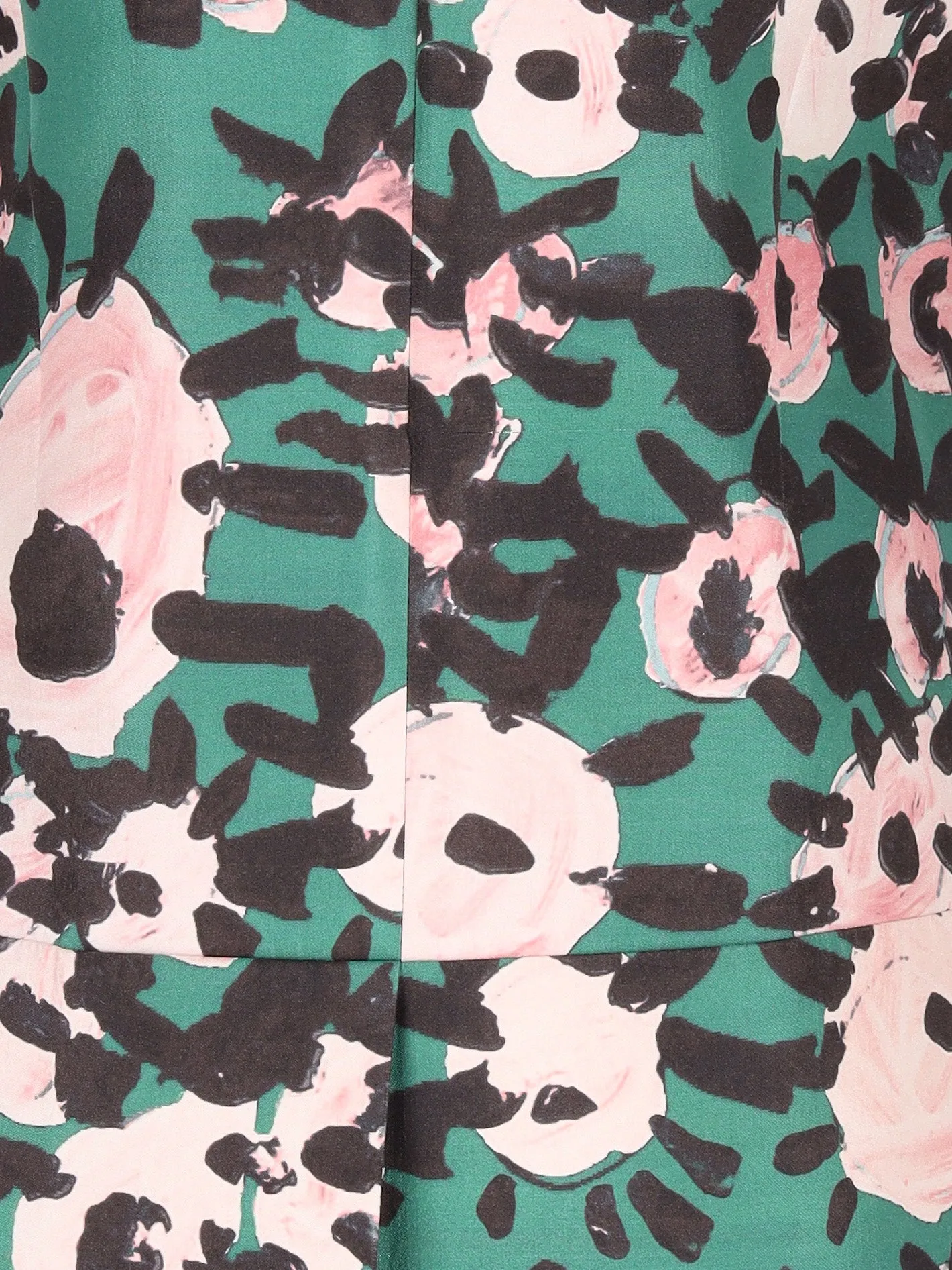 floral-print long-sleeve mini dress