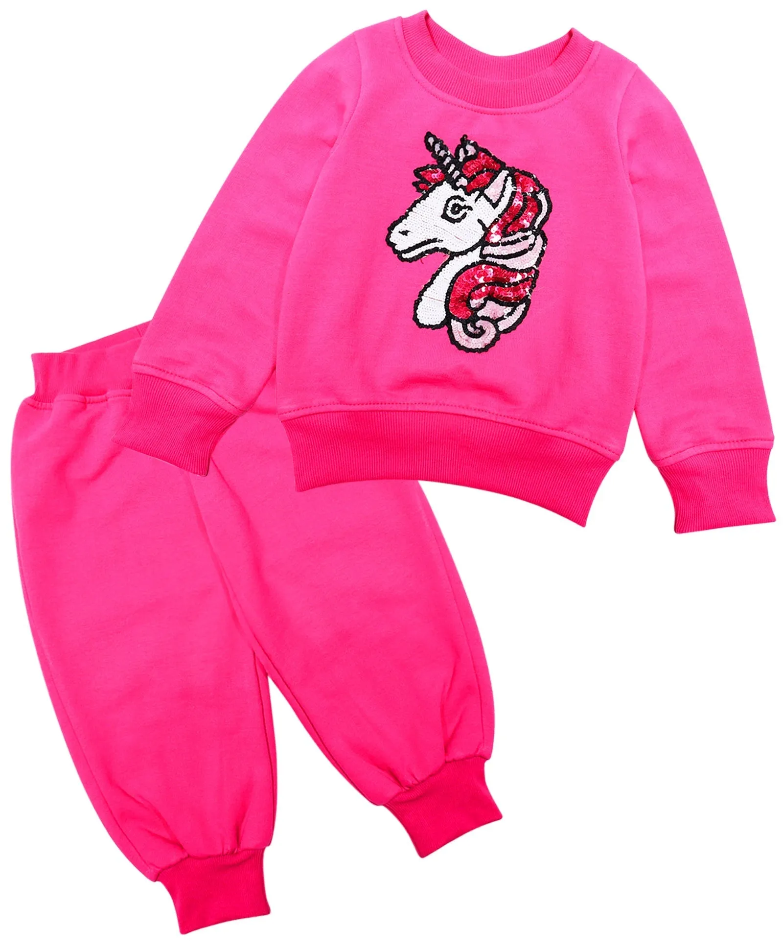 Girls Embellished Top With Pyjamas - Ps Peaches