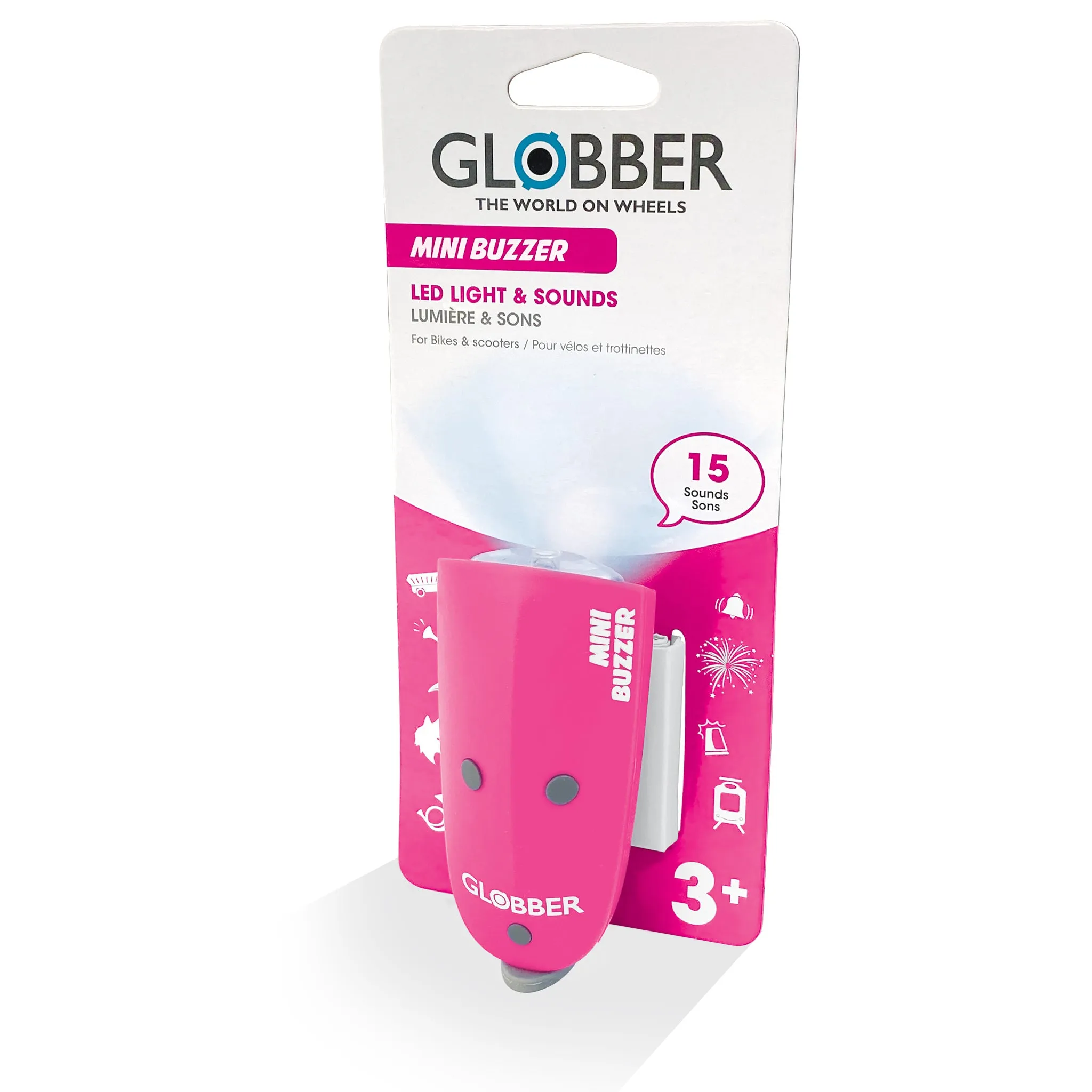 Globber Mini Buzzer - Deep Pink