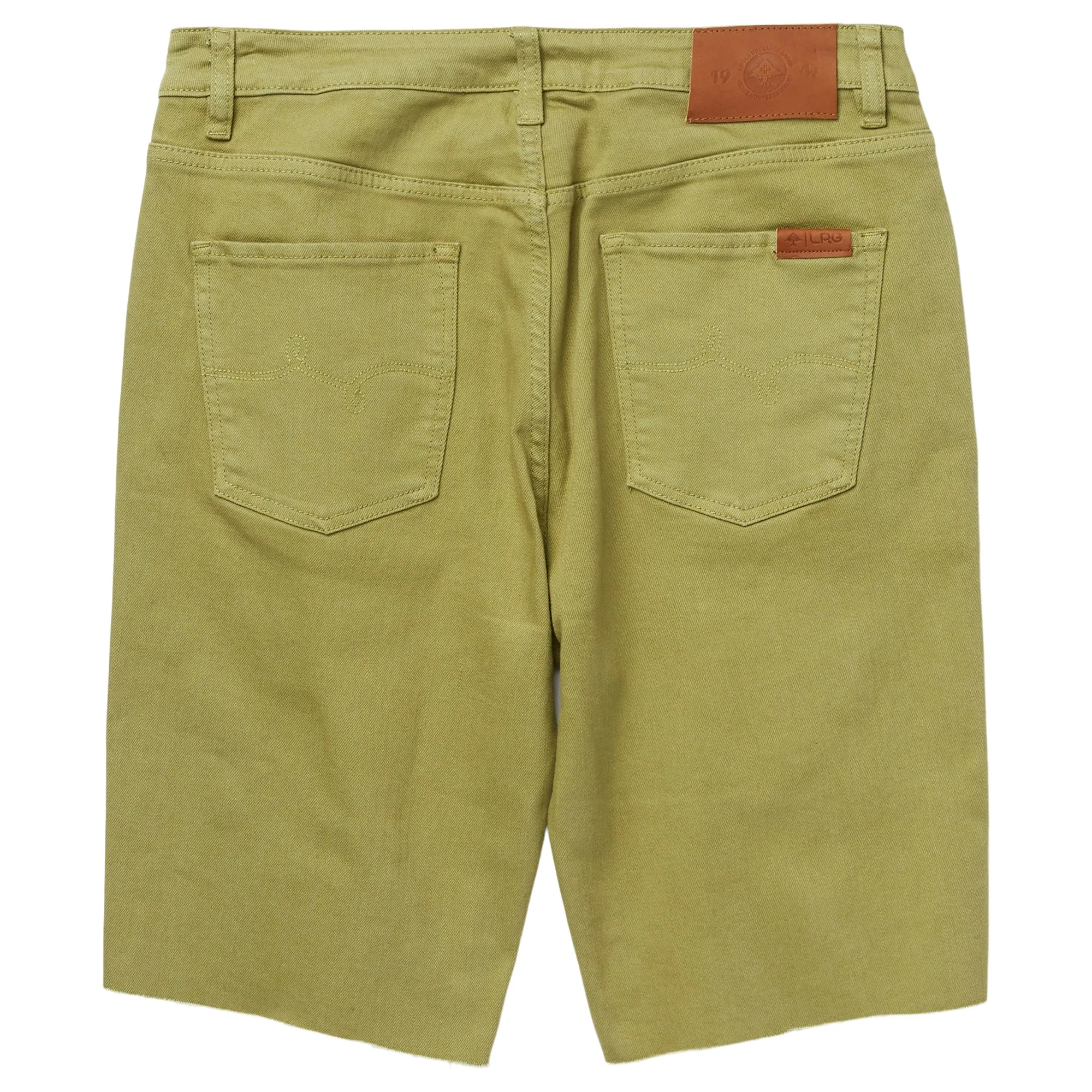 GROUND UP DENIM SHORTS - MOSS