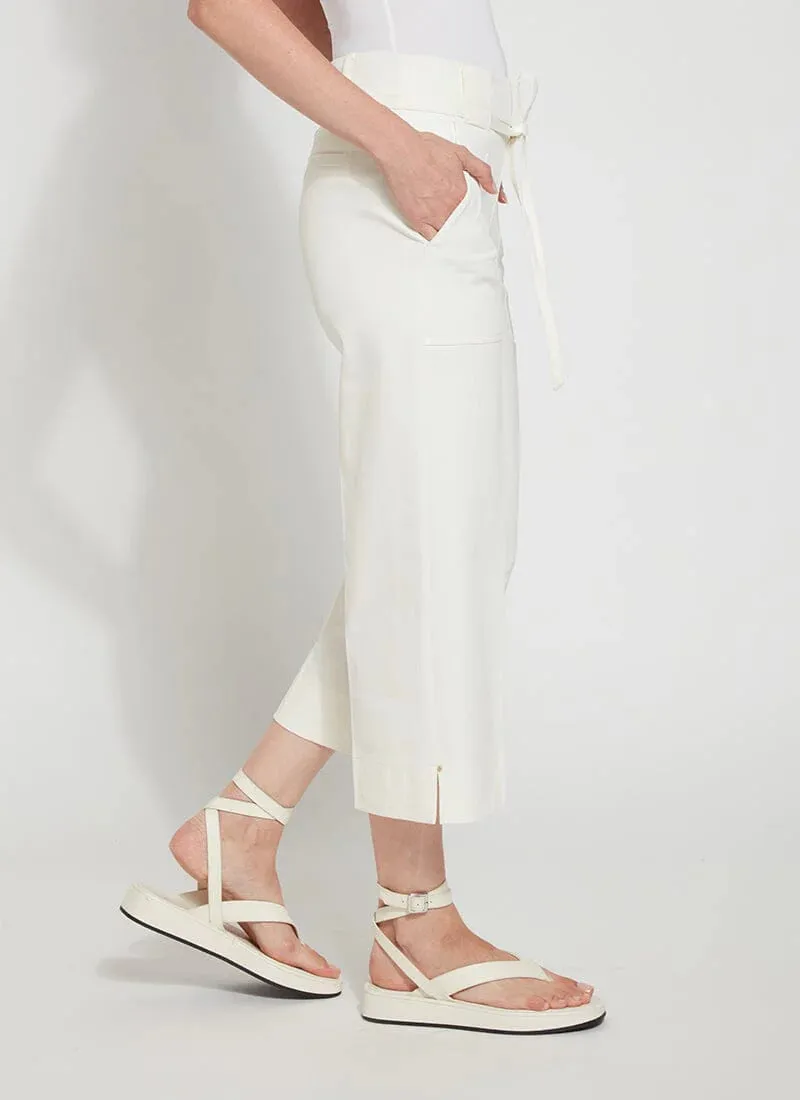 Hallie Twill Wide Leg Crop