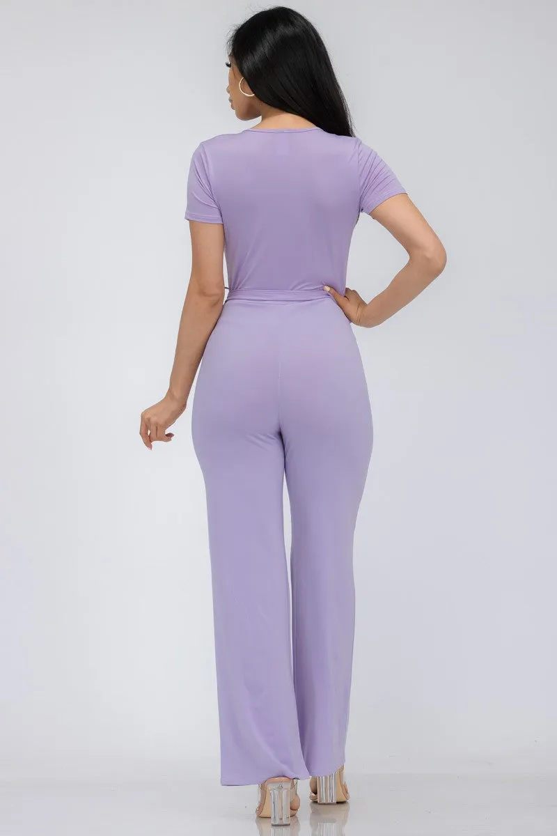 HH557X-SL - WIDE LEG JUMPSUIT