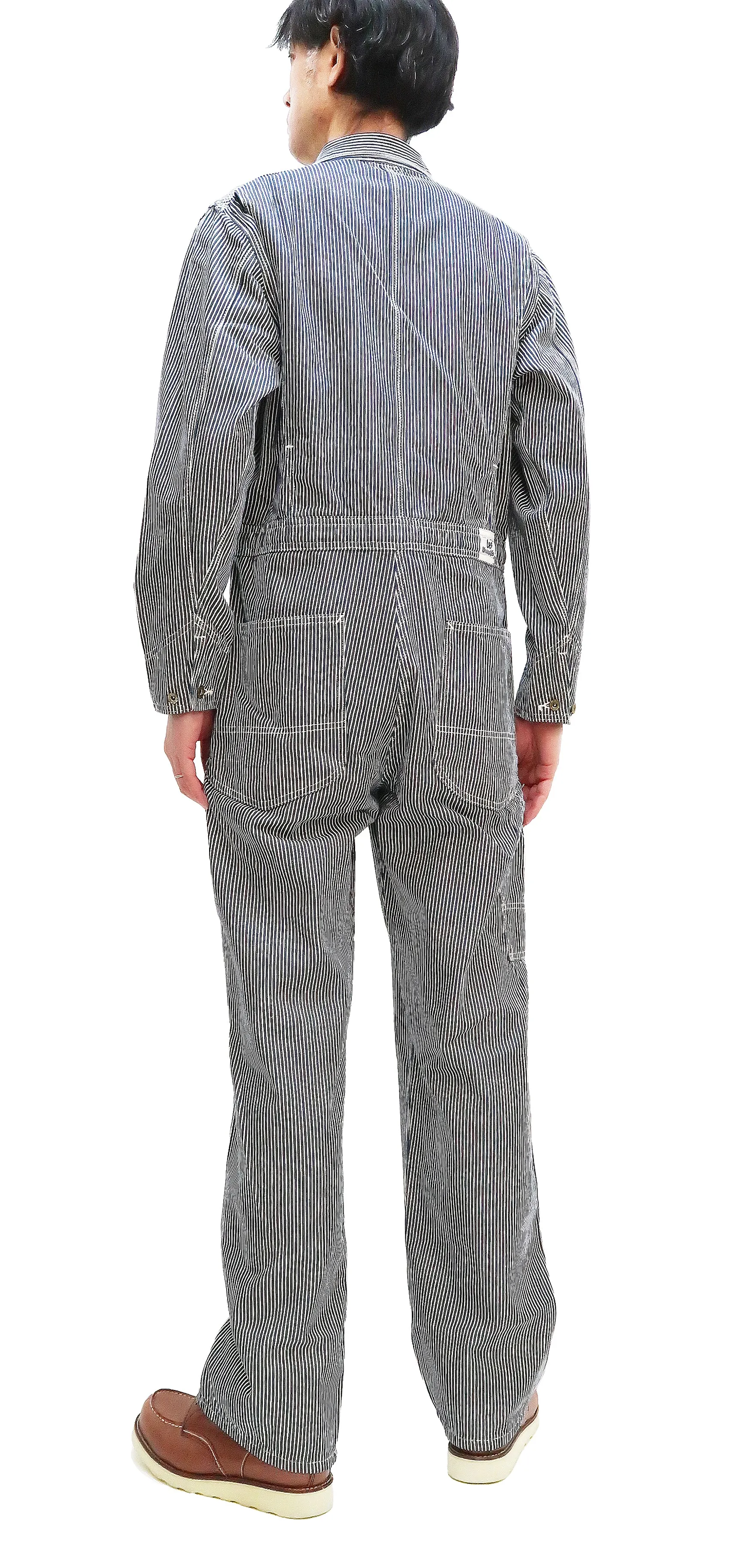 Lee Coverall Men's Reproduction of Union-All Long Sleeve Unlined Coveralls LM7213 LM7213-204 Hickory Stripe