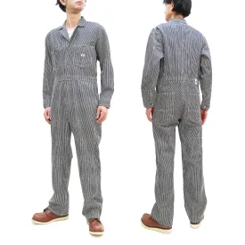 Lee Coverall Men's Reproduction of Union-All Long Sleeve Unlined Coveralls LM7213 LM7213-204 Hickory Stripe