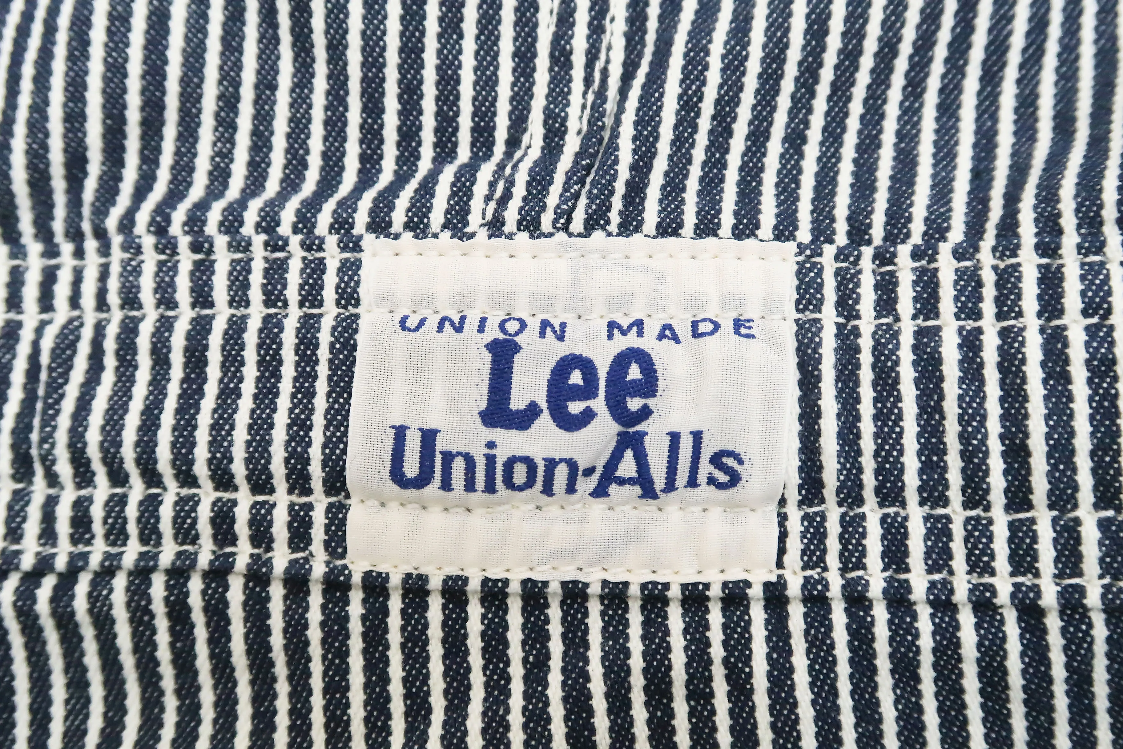 Lee Coverall Men's Reproduction of Union-All Long Sleeve Unlined Coveralls LM7213 LM7213-204 Hickory Stripe