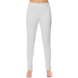 Lior "Sasha" Pull-On Straight Leg Pant in White - SASH-WHT