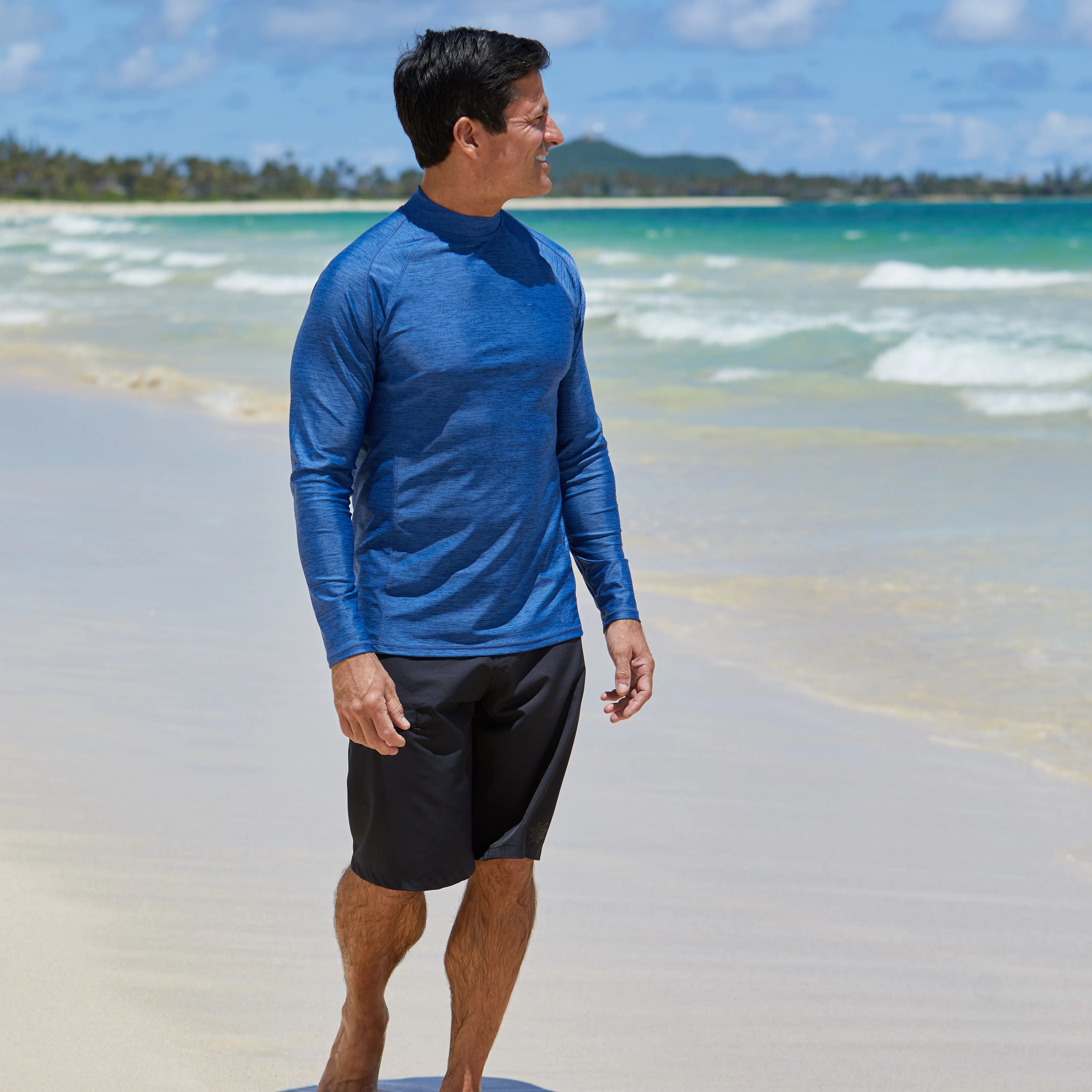 Men's Long Sleeve Active Sun & Swim Shirt