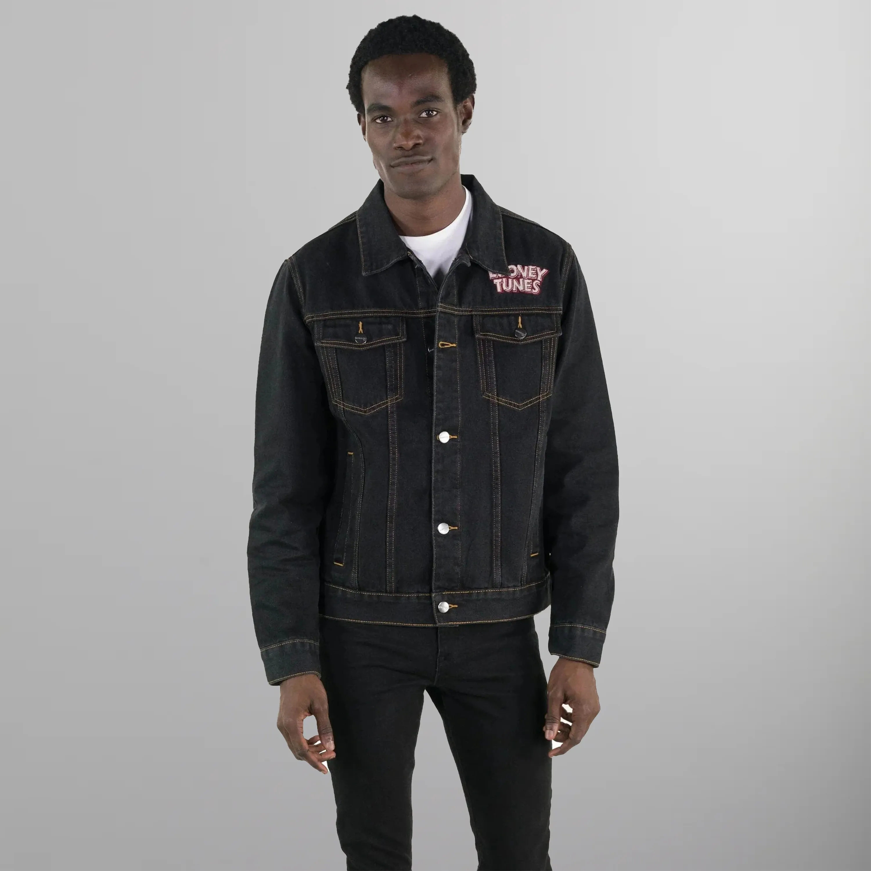 Men's Looney Tunes Denim Trucker Jacket - FINAL SALE