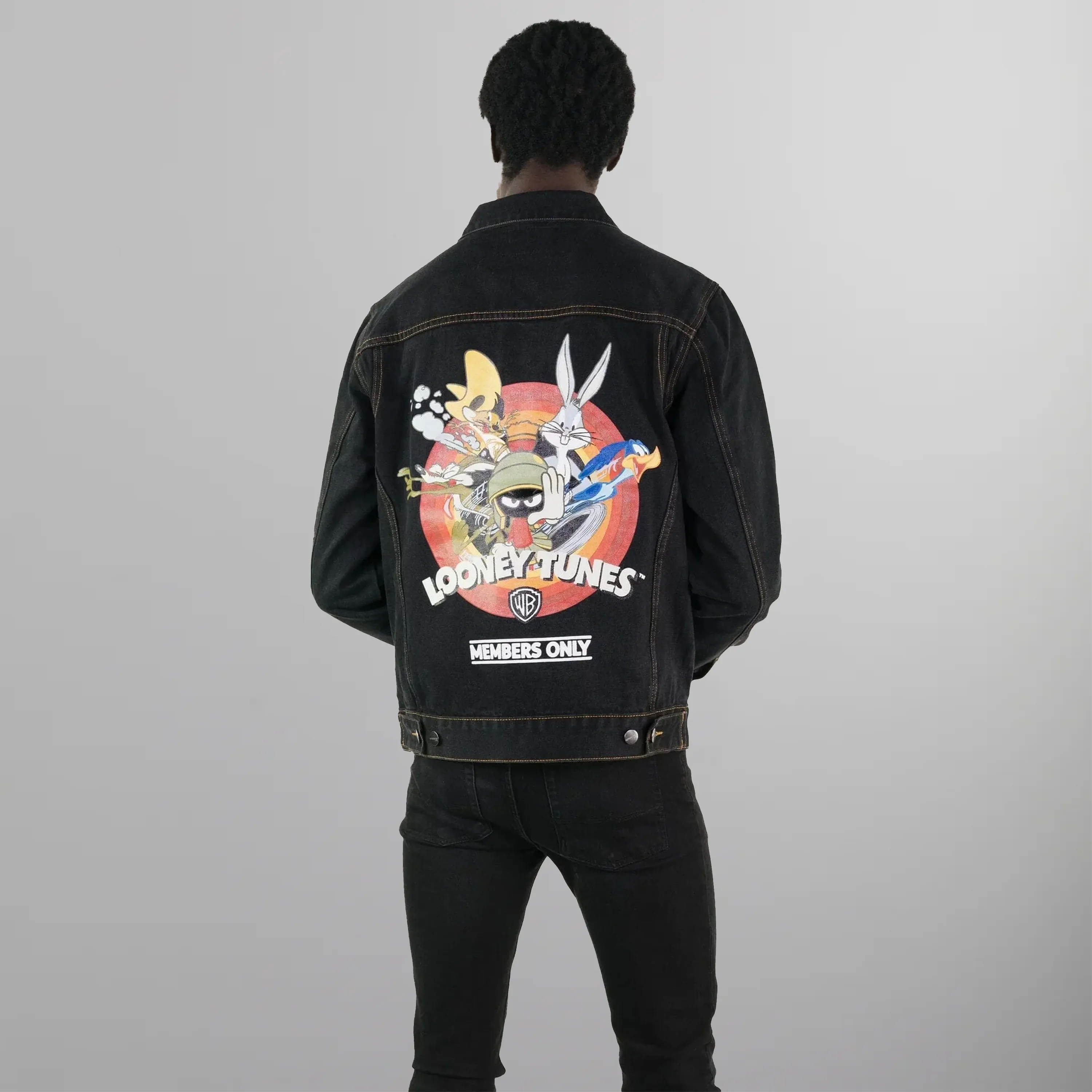 Men's Looney Tunes Denim Trucker Jacket - FINAL SALE