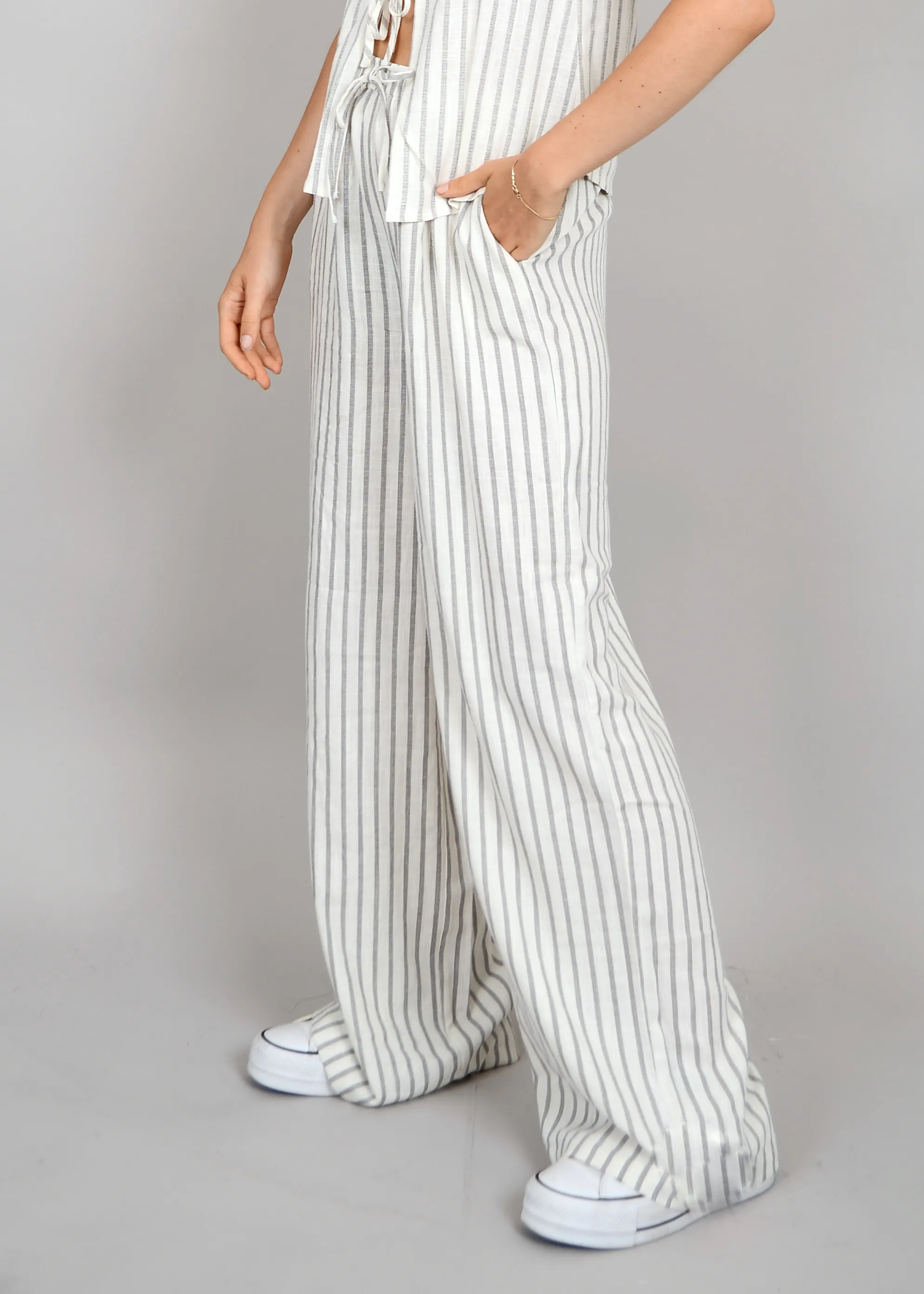 Merry Drawstring Pants | Cream