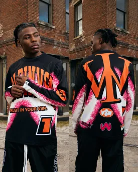 Motorsport Longsleeve Jersey (Black) [Premium   Heavyweight]