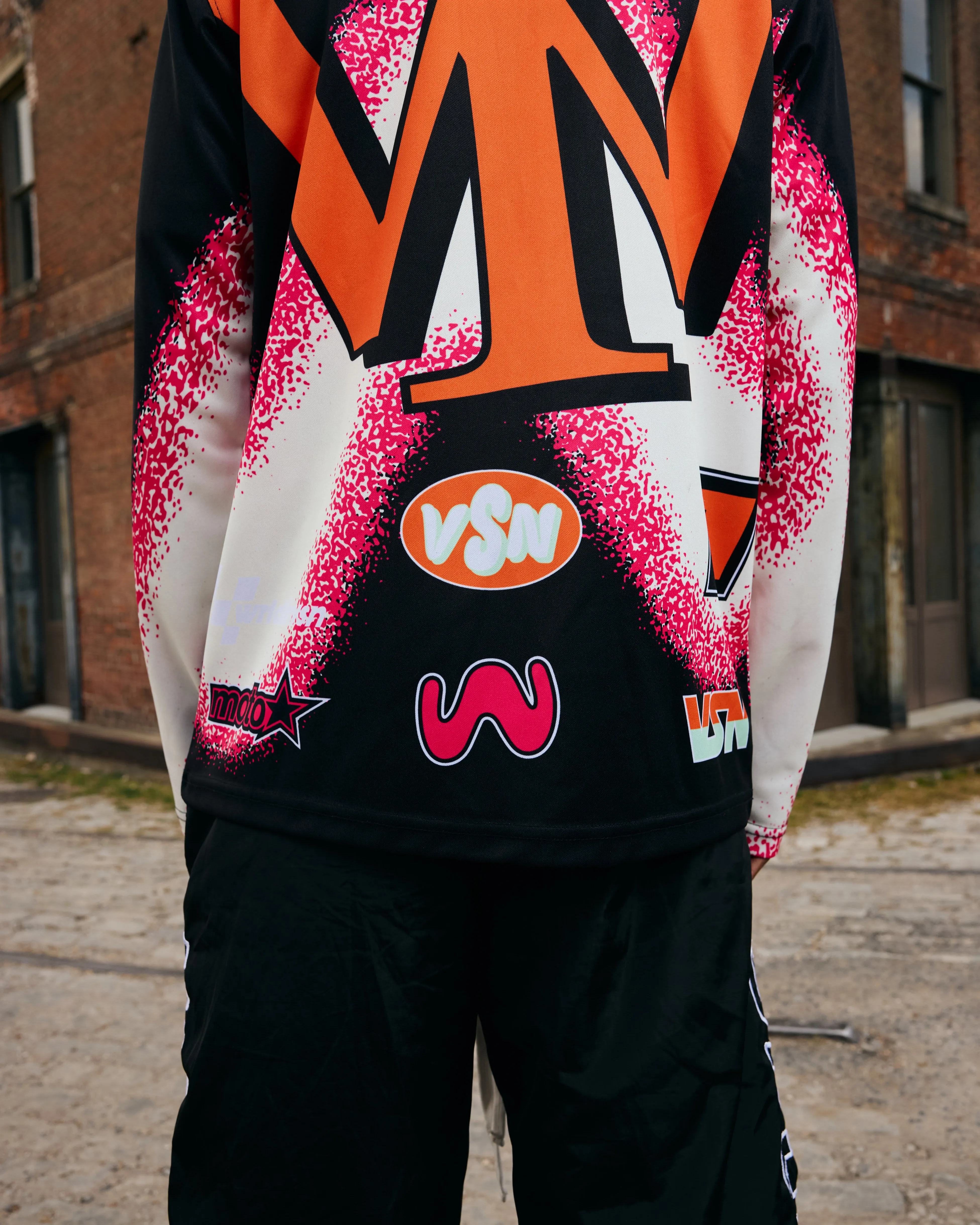 Motorsport Longsleeve Jersey (Black) [Premium   Heavyweight]