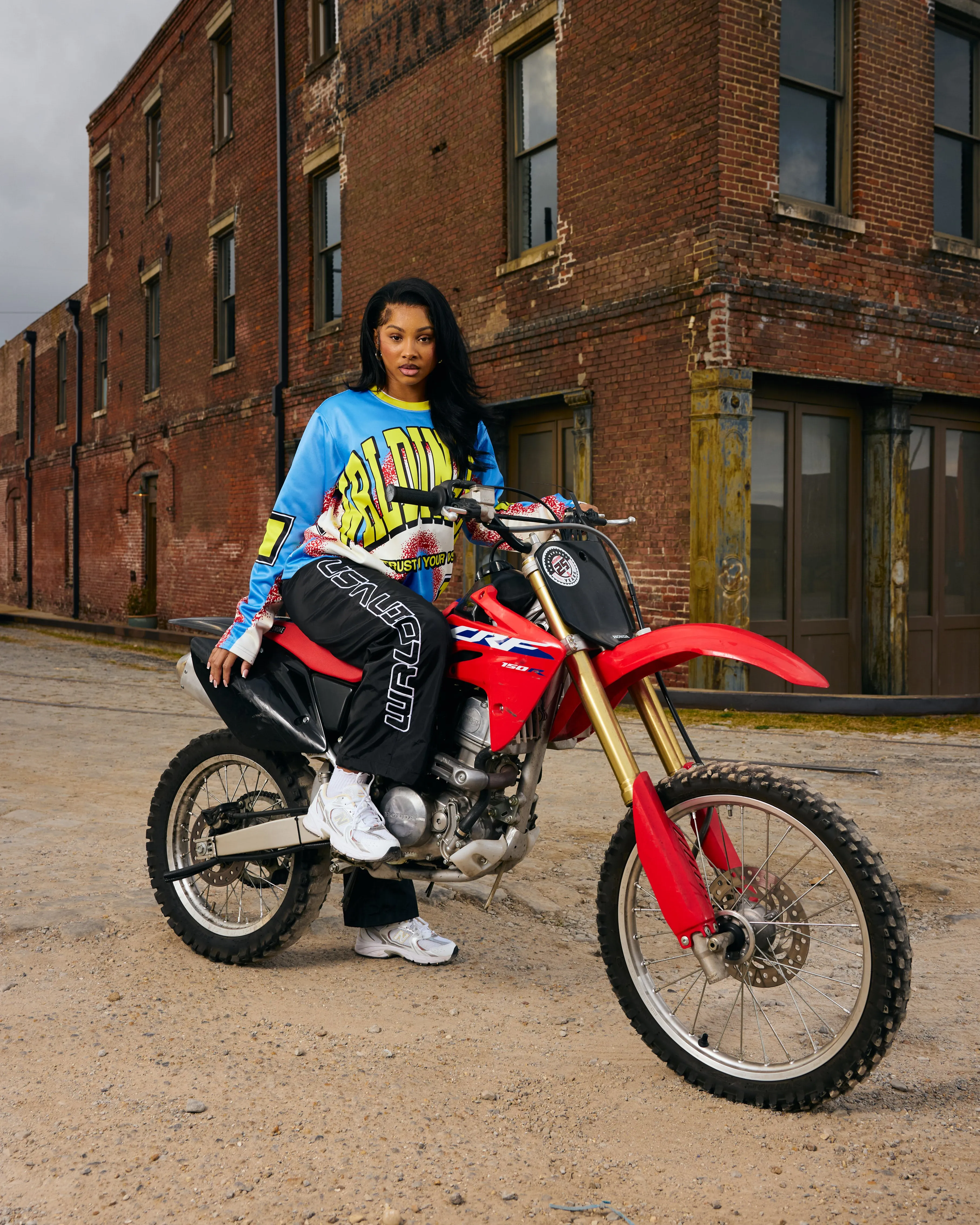 Motorsport Longsleeve Jersey (Blue/Yellow) [Premium   Heavyweight]