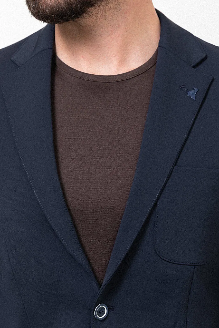 Navy Blue 2-Piece Suit.