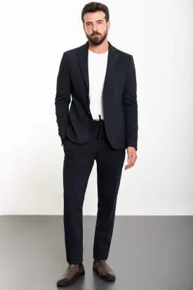 Navy Blue Casual Suit
