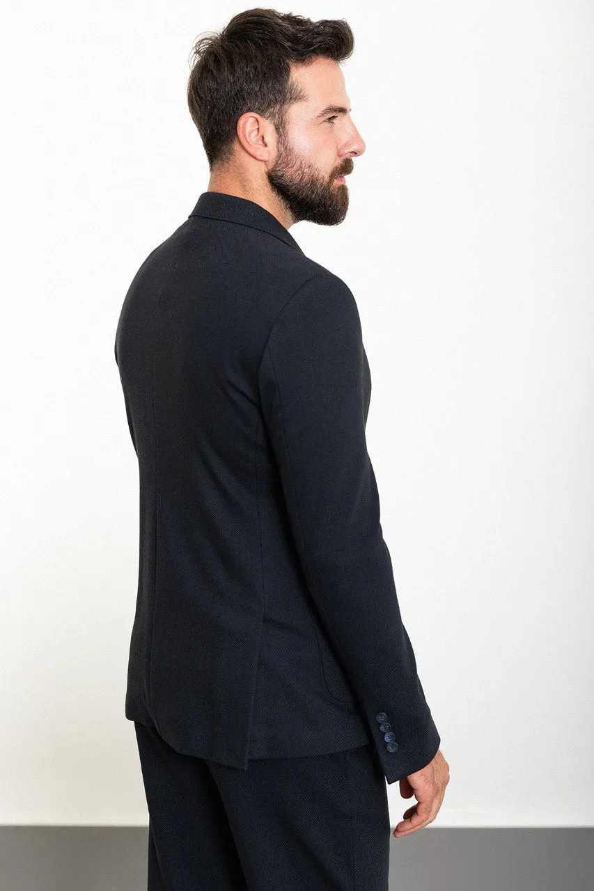 Navy Blue Casual Suit