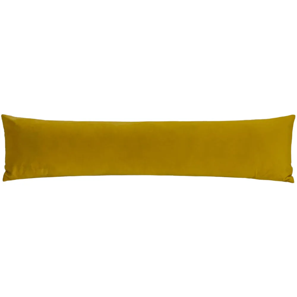 Opulence Velvet Draught Excluder Saffron
