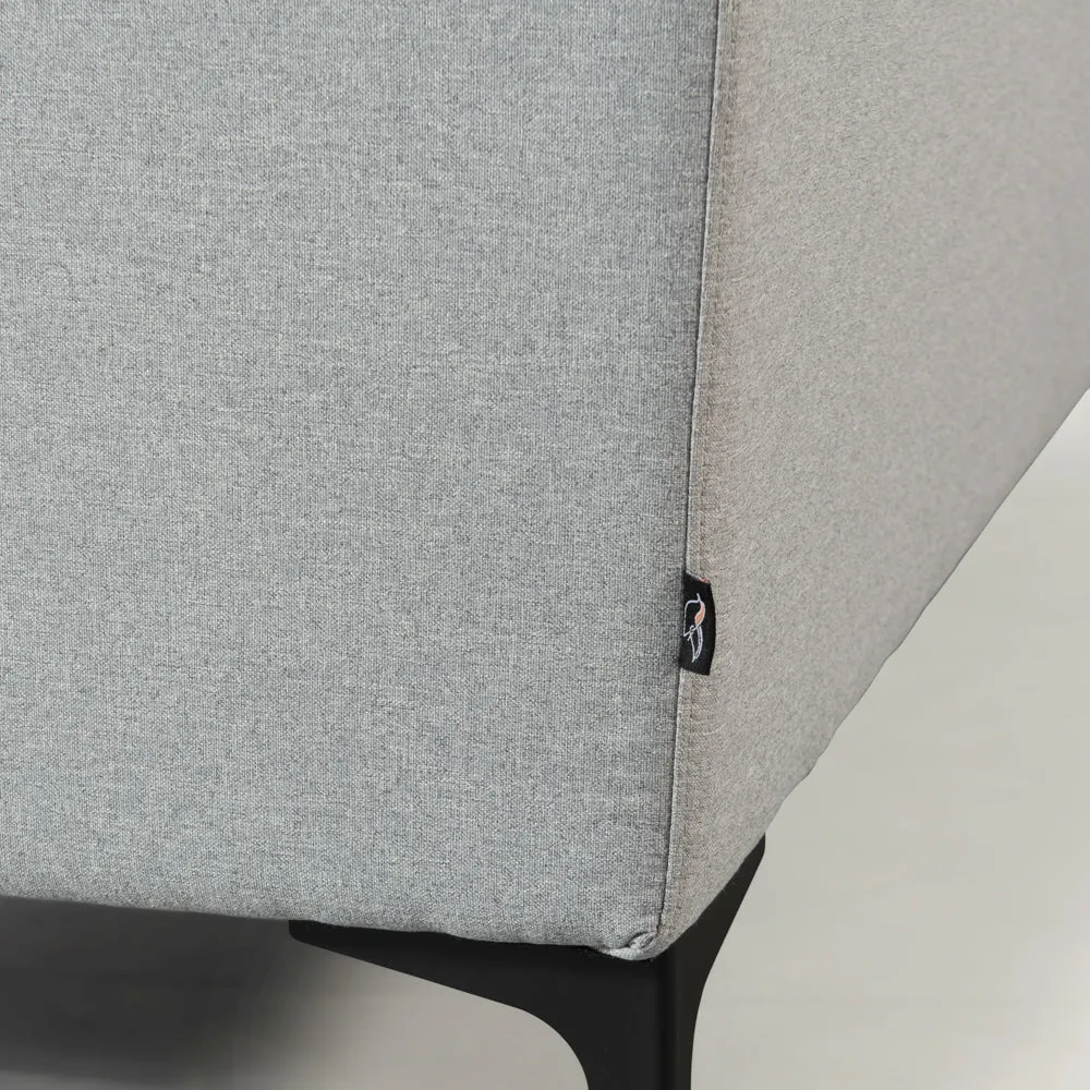OWEN - Grey Fabric Sofa - FINAL SALE