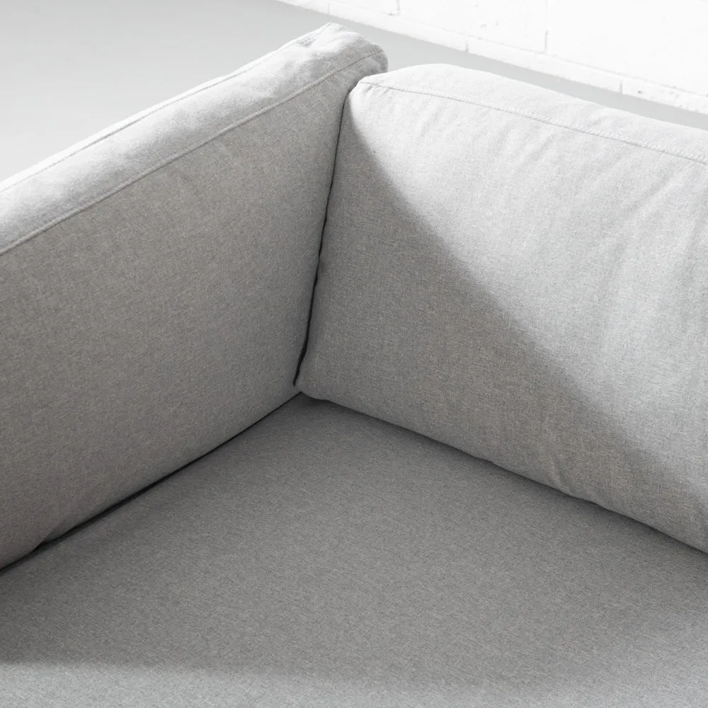 OWEN - Grey Fabric Sofa - FINAL SALE