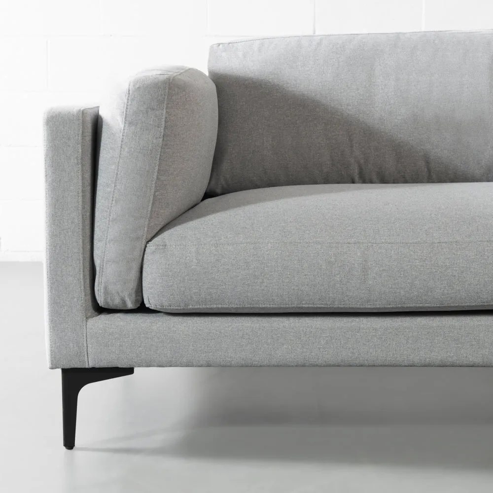 OWEN - Grey Fabric Sofa - FINAL SALE