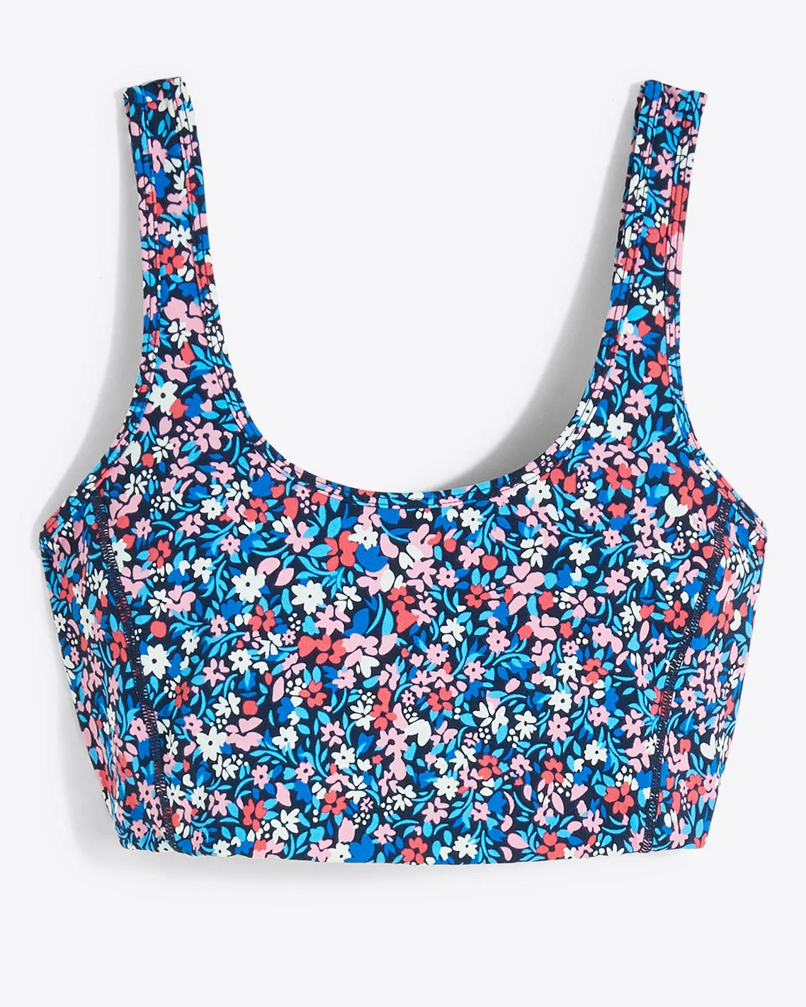 Sports Bra in Allover Ditsy Floral