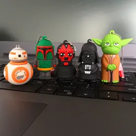 Star Wars Cartoon USB Pen drive Star wars darth vader 4GB/8GB/16GB/32GB usb flash drive flash memory stick pendrive U disk