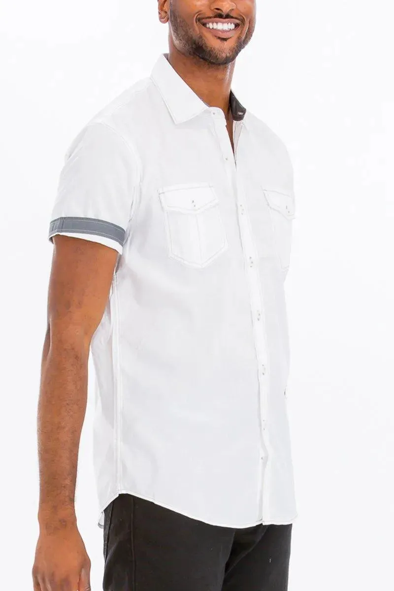 Stitch Line Pocket Shirt