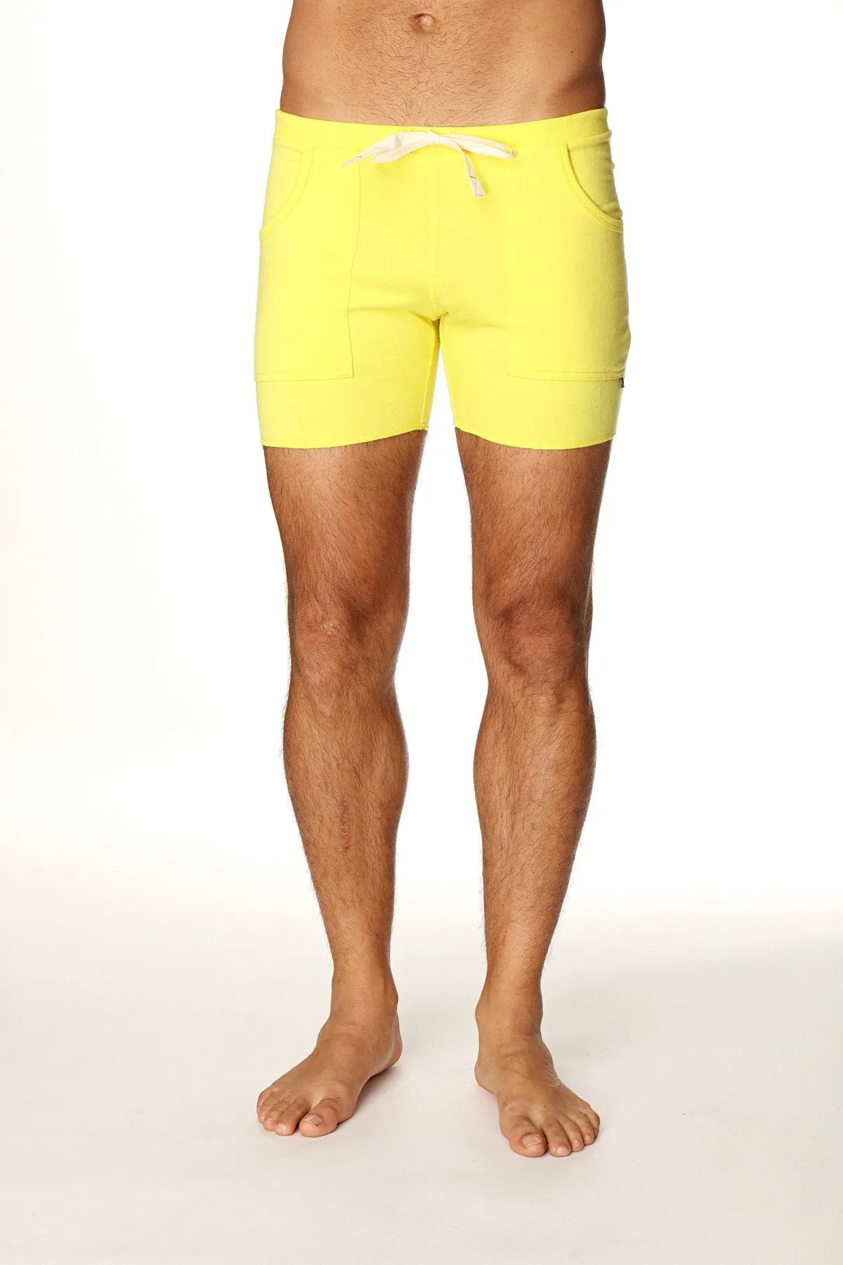 Transition Yoga Short (Yellow w/White)