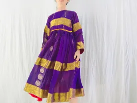 Vintage Kuchi Dress. Hand-Embroidered. Fits up to Size S