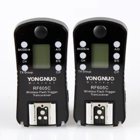Yongnuo RF-605C Wireless 2.4GHz Flash Trigger Set for Canon